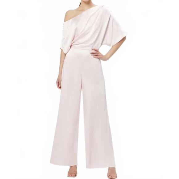 NEW ELLIATT matria wide leg jumpsuit in pink